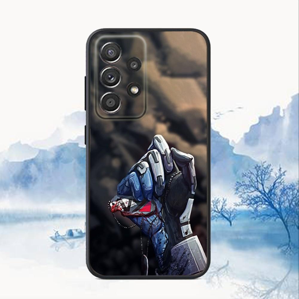 

N7 M-Mass Effect Game Phone Case For Samsung S25,S24,S21,S22,S23,S30,Ultra,S20,Plus,Fe,Lite,Note,10,9,5G Black Cover Samsung S25