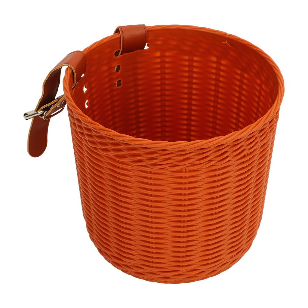 Lenkerkorb vorne Fahrrad Mehrzweck Simulation Weide Rundform Große Kapazität Fahrrad