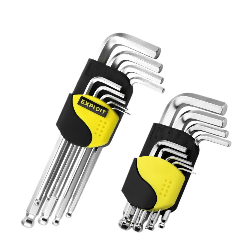 Kaituo 9-Piece Ball End Hex Wrench Set with Speed Handle