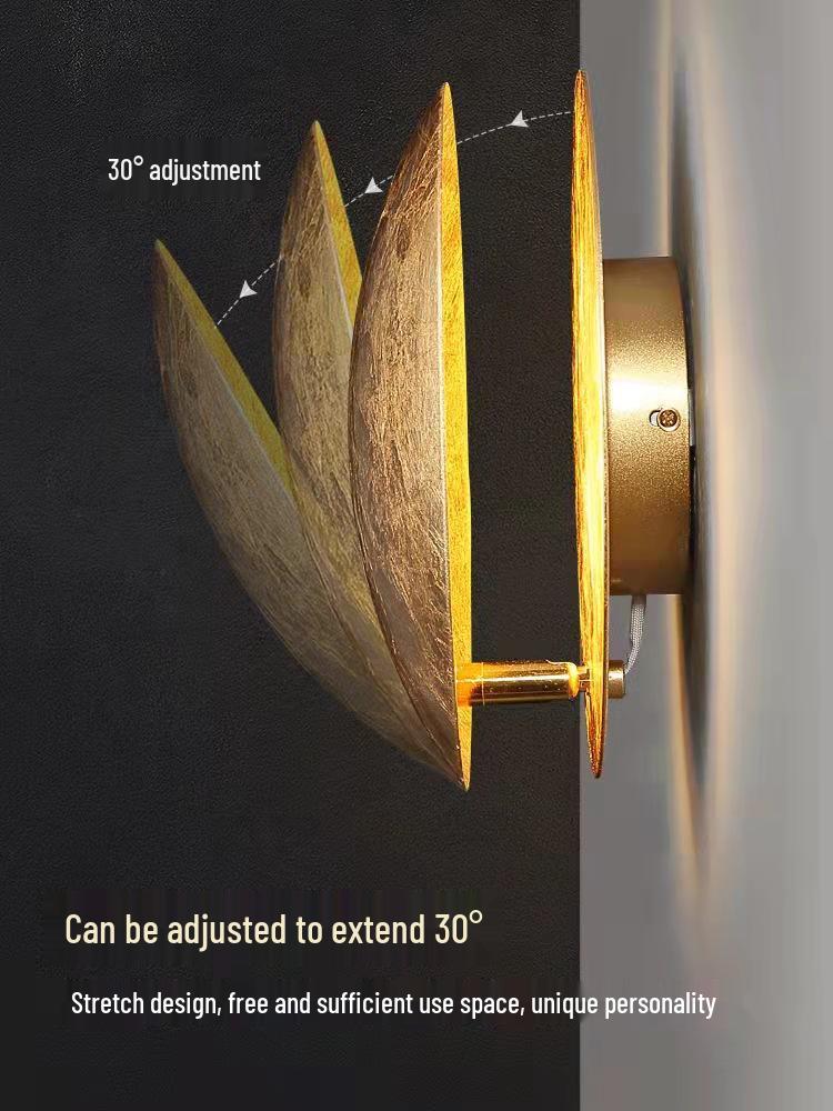 Nordic Luxury Moon Wall Lamp - Italian Designer Eclipse for Bedroom & Staircase