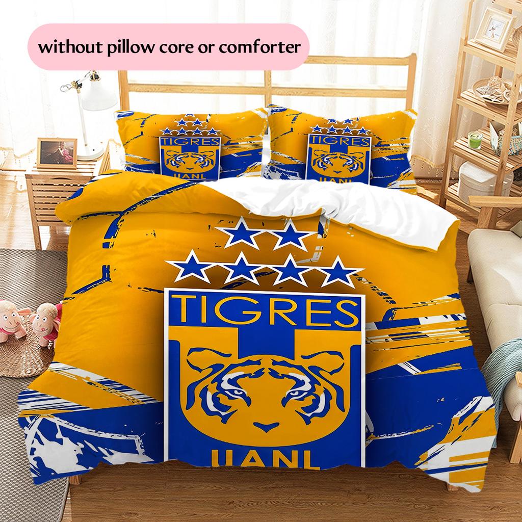 Club León  Pattern Bedding Quilt Set  Home Decoration  Gift (1 * duvet cover + 2 * pillowcase  without core)