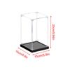 Acrylic Display Case for Collectibles Assemble Clear Dustproof Display Box for Action Figures Model Doll Toys Display Home Storage Case