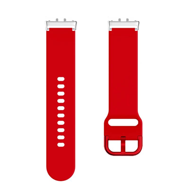 Skin-Friendly Band Fit for Samsung Galaxy Watch Fit 3 Soft Silicone Colorful Buckle Strap for Samsung Galaxy Watch Fit 3