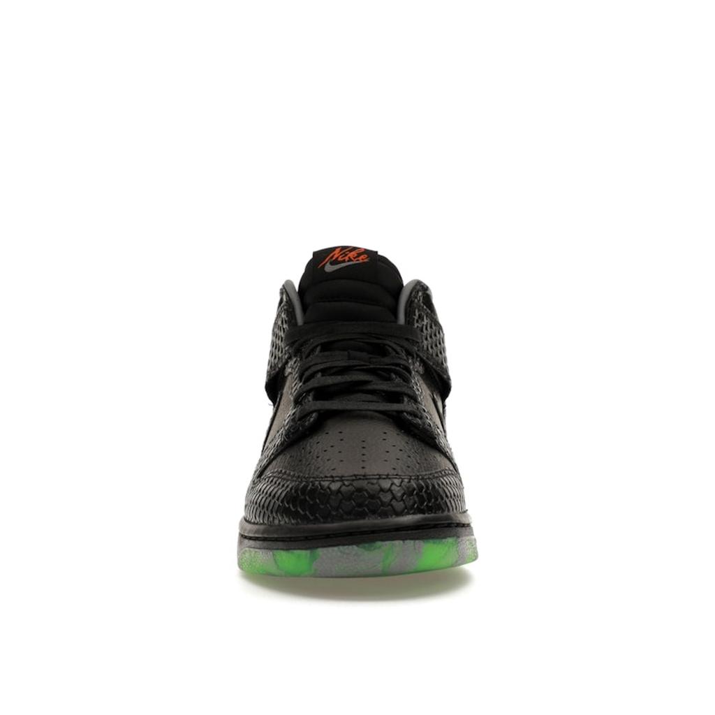 Nike Dunk Mid Premium Halloween - Headless Horseman Herren Sneaker Schwarz Rauchgrau Lagerfeuer-Orange FQ8749-010