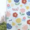 Bunt Buntpflanze Blume Fensterglasfolie Statische Aufkleber Abnehmbar PVC Dekorative Sichtschutzfolie für Zuhause Büro