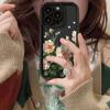 Oil Painting Camellia Applies To iPhone17pormax Mobile Phone Case 14/15 Protective Case 13 Cartoon 16 Matte 17