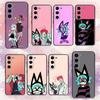 Anime P-Psychocuties Handyhülle Für Samsung Galaxy A73,A72,A71,A70,A53,A52,A51,Andere Weiche Schwarze Hülle