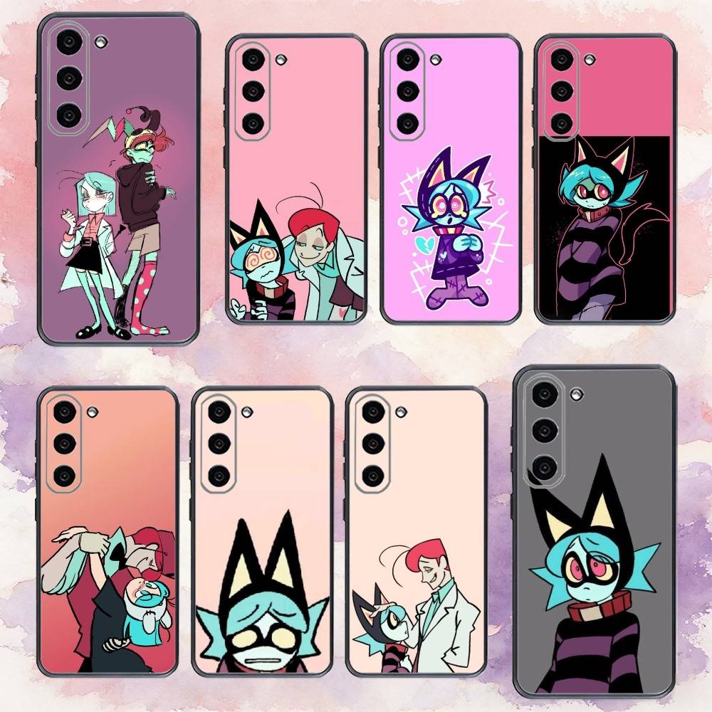 Anime P-Psychocuties Phone Case For Samsung Galaxy A73,A72,A71,A70,A53,A52,A51,Others Soft Black Cover