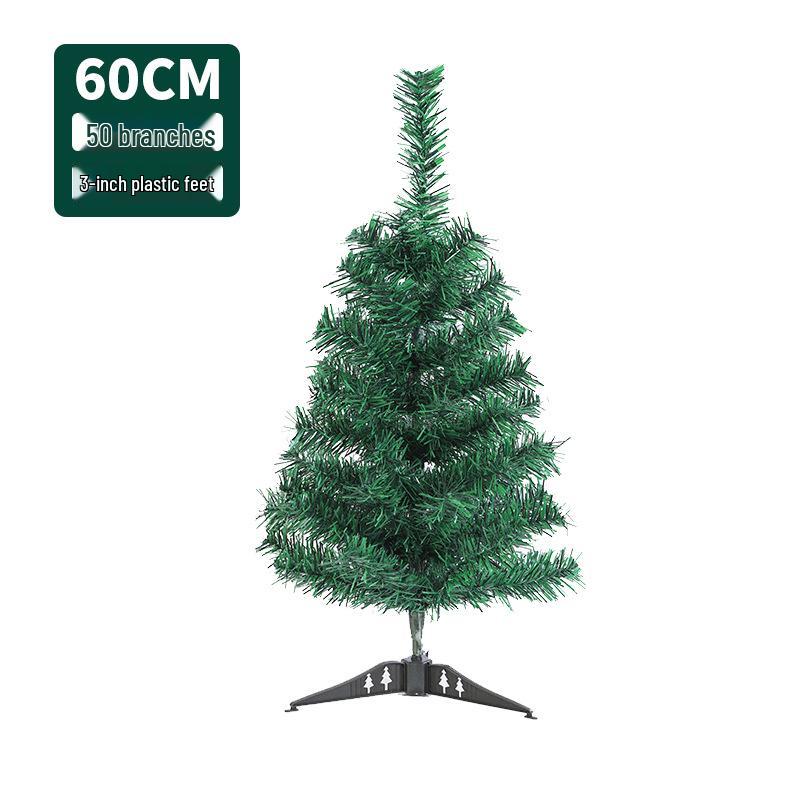 Eco-Friendly Encrypted Green PVC Christmas Tree - Sizes: 1.2m, 1.5m, 1.8m, 2.1m