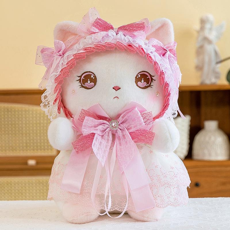 Lolita Doll Plush Toy Cute Kitten Doll Claw Machine Push Gift Doll