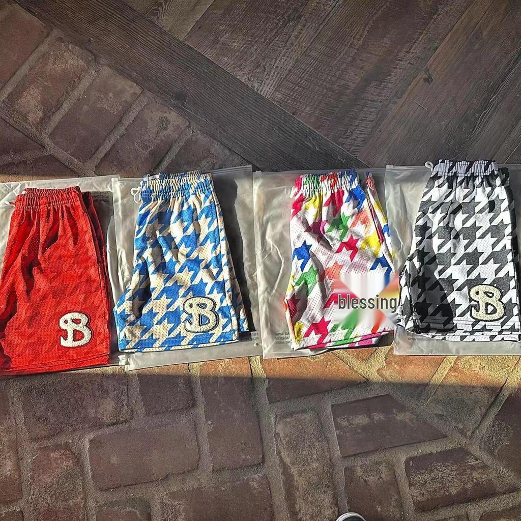 Herren Sommer Schnelltrocknende Mesh Basketballshorts für Sport und Fitness