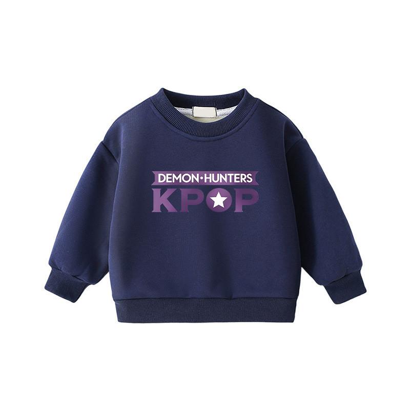

Girls Kpop Hunters Rumi Zoey Mira Long Sleeves Sweatshirt For Children Kids 170cm темно-синього кольору