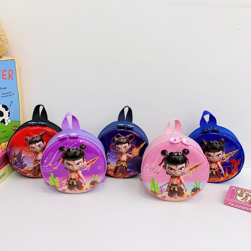 Pattern Zha Ne Kids Backpack With Cartoon Design Schoolbag Breathable Bag Gift