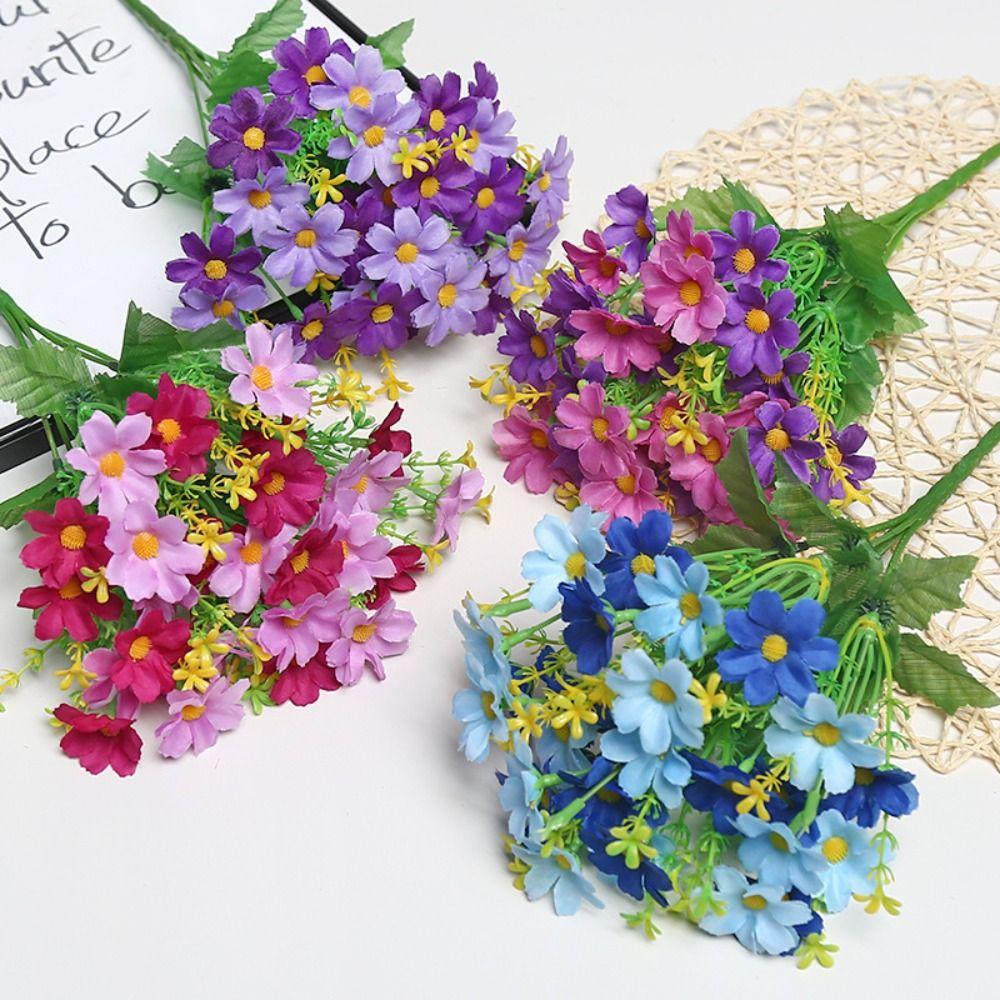 Plastic Artificial Daisy DIY Fake Daisy New Simulation Flower  Photography Props