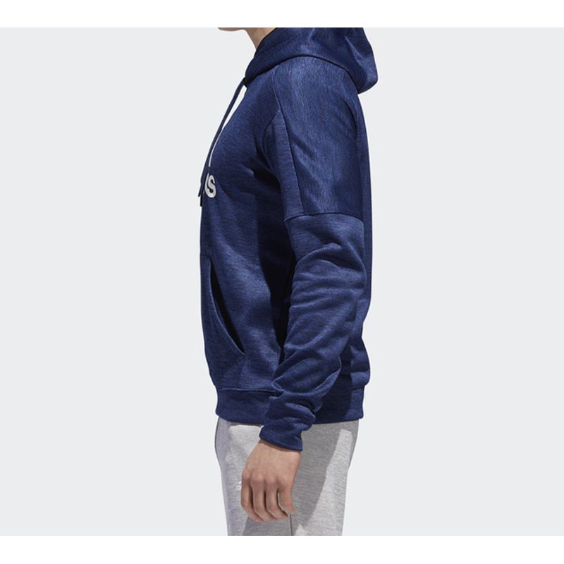 Adidas Logo Print Pullover Sweatshirt Men Tops Navy-Blue DH9320