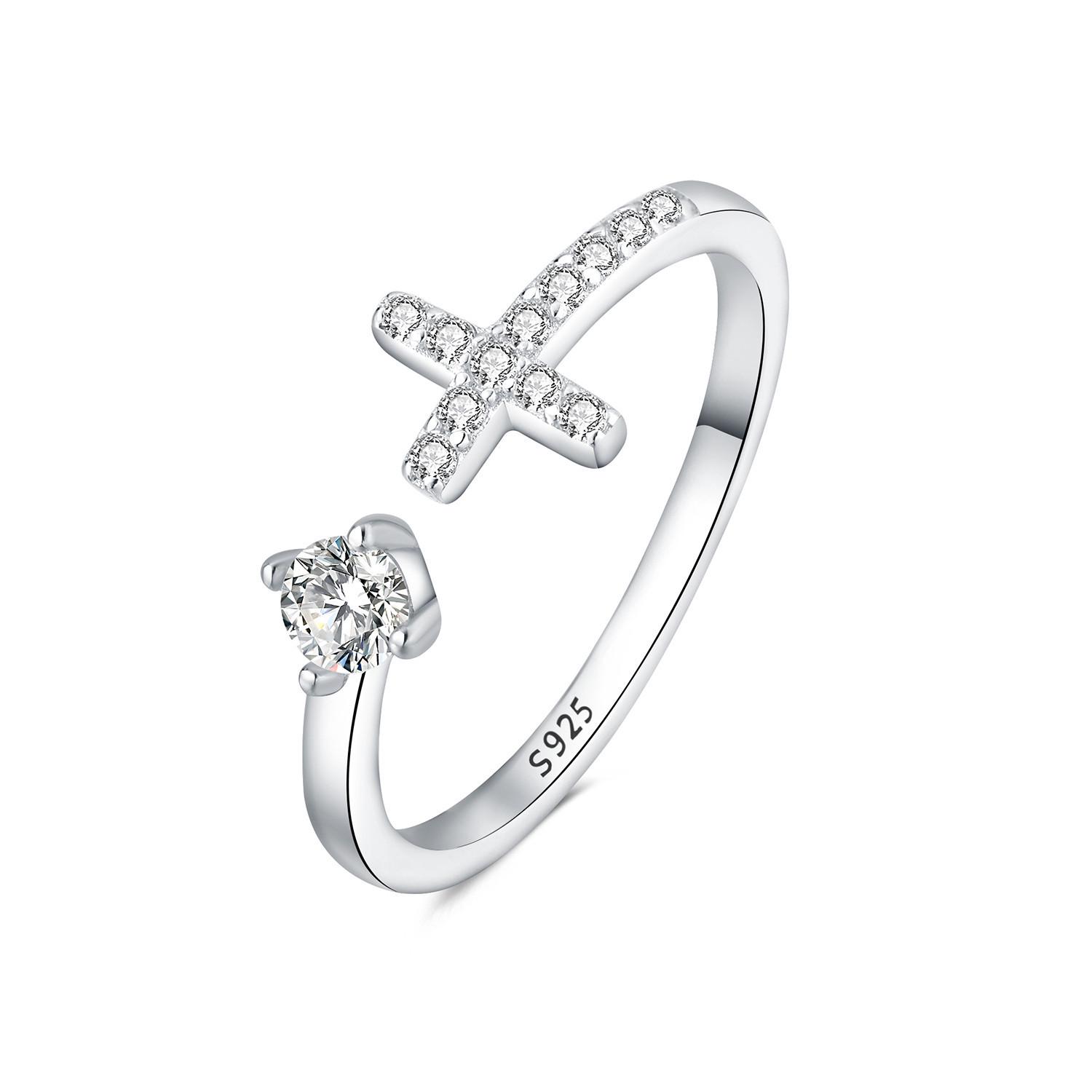 

«Разомкнутое регулируемое кольцо из стерлингового серебра 925 пробы — элегантный подарок на день рождения для девушки». Adjustable Open Size