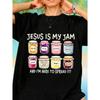 Jesus Is My Jam T-Shirt, Spread The Gospel Tee, Faith Pray , Jesus Christ Shirt