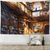 Room Decoration Tapestry Wall Hanging Magic Bookshelf Library Hippie Aesthetic Art Background Poster Used For Home Dormitory