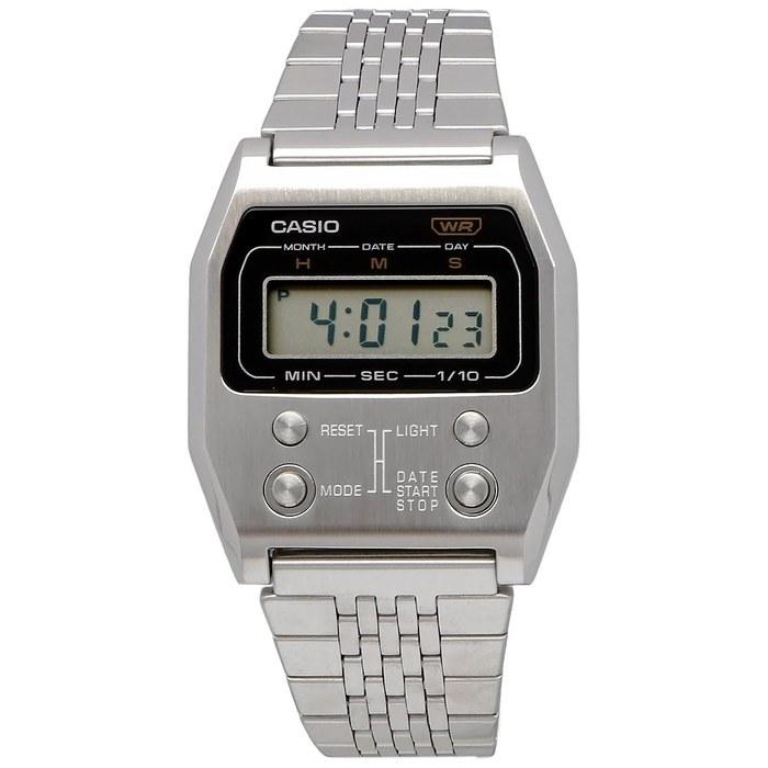 CASIO A1100D-1 Digital Watch - Vintage Series - Silver