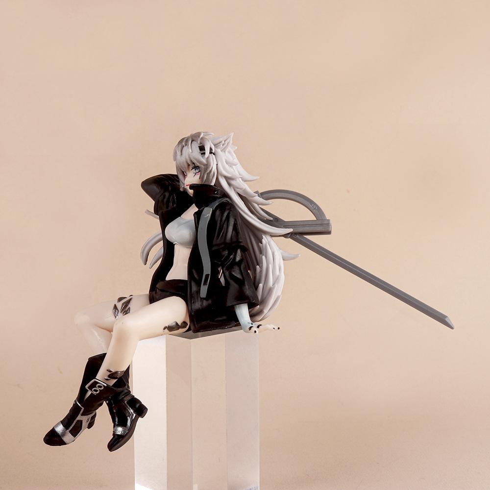 Arknights Anime Action Figure Lappland 13cm Sitting Posture Kawaii Figures Collection Model Statue Toy Gifts