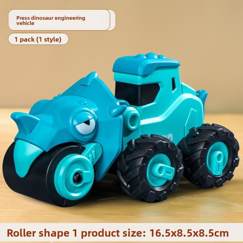 Childrens Animal Pressing Car Toy With Pullback Action For Interactive Play