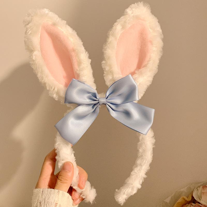 Easter Headband Cartoon-Inspired Party Props Hairband Lolita Cosplay Headwear Playful Rabbit Ear Headband For Themed Parties