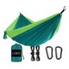 Ultralight 210T Nylon Color-Blocked Outdoor Hammock - Breathable & Double Strap Rope for Camping