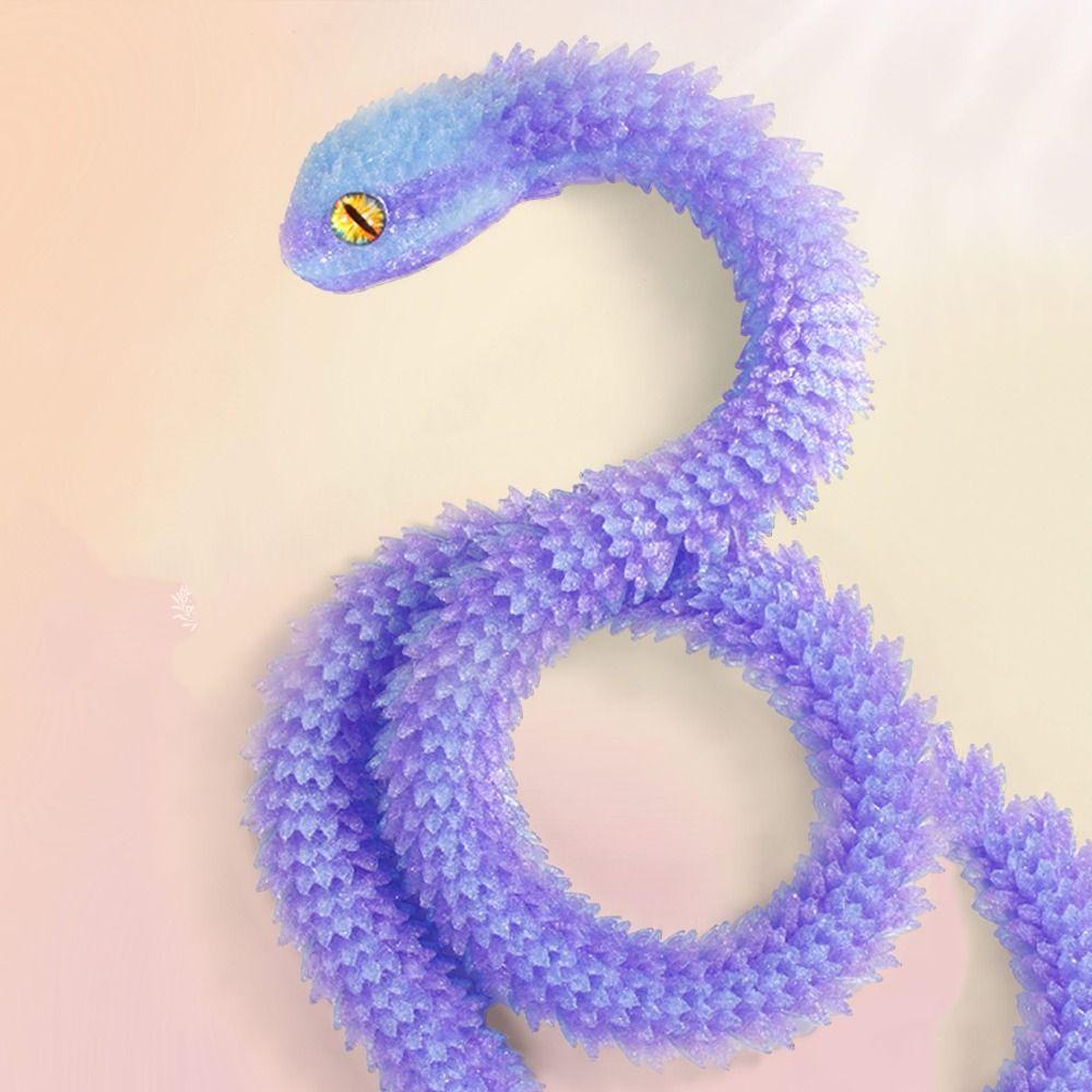 30/45/60cm Simulated Snake Ornament Multicolor Simulation Snake Model  Car Decoration