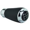 Abfer Shift Knob for Universal Shifter Knob for Automatic and Manual Black 5-Speed R-Shaped MT/AT Cars, Vehicles,