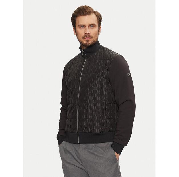 Демисезонная куртка KARL LAGERFELD 505098 551517, черная, стандартный крой