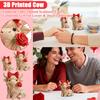 Vaca Impresa en 3D - Escultura Temática de San Valentín, Lindo Regalo Coleccionable Para Amantes y Entusiastas de la Decoración