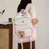 Schoolbag Wholesale New Student Backpack Large Capacity Cute High Value Trendy School Bag Youth College Wind Backpack