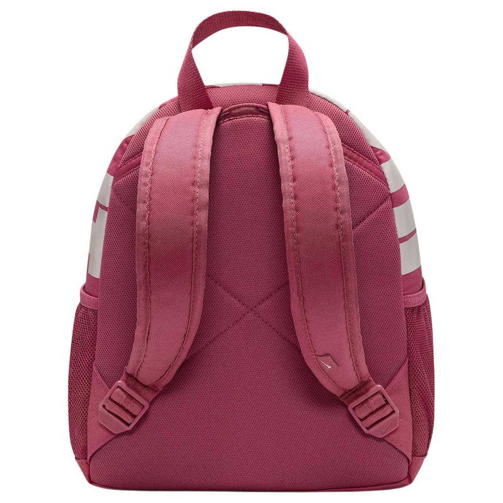 Nike Benassi JDI 11L Letter Print Sports Backpack Mini Kids backpack Beetroot White Purple DR6091-634