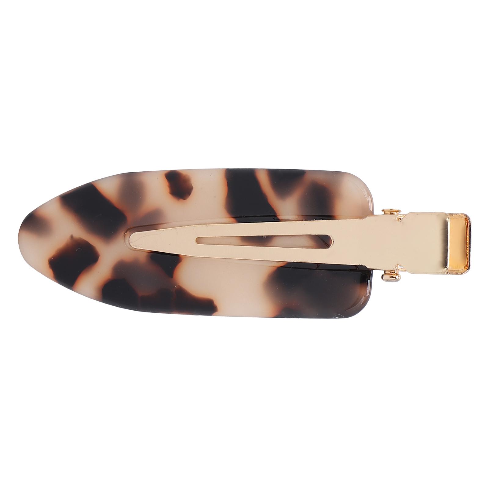 

Заколка для волос Женская девушка челка украшение для волос без складки заколки для волос утконос аксессуар леопардовый принт