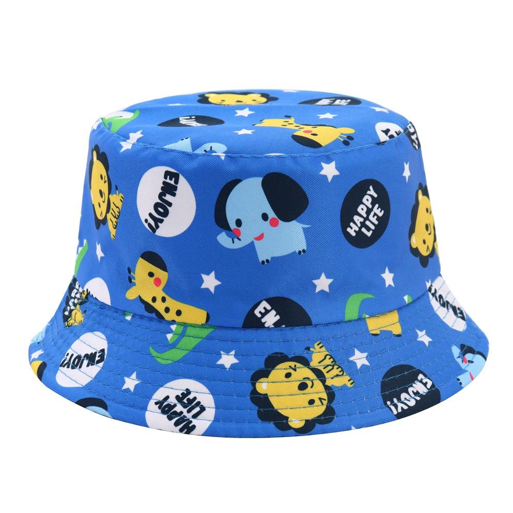 2 3 4 5 Years Old Boys Girls Bucket Caps for UV Protection Cotton Sun Hats Summer Spring Outdoor Visor