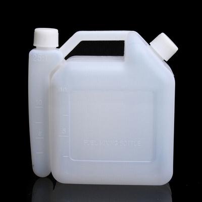 Mischflasche Rasenmäher Halter Kraftstoff Benzin Öl Behälter 1L 25:1 50:1
