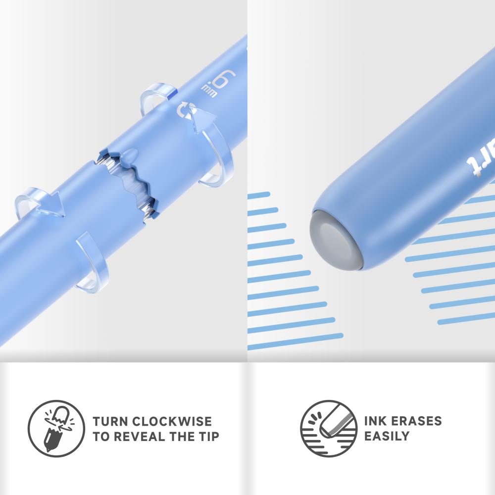Languo 45 Farben Radierbarer Gelstift 0,6 mm Mehrere Serien Leicht Radierbar Neutralstifte Set Glattes Schreiben Schulbürobedarf Schreibwaren
