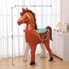 2026 Year of the Horse Inflatable Aluminum Foil Balloon - Horse-Shaped Decoration for Events and Parties.