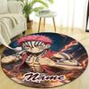 Personalized Demon Slayer Round Chair Office Rug - Perfect for Mat, Office Chair & More - Ideal Gift for Birthdays and Holidays