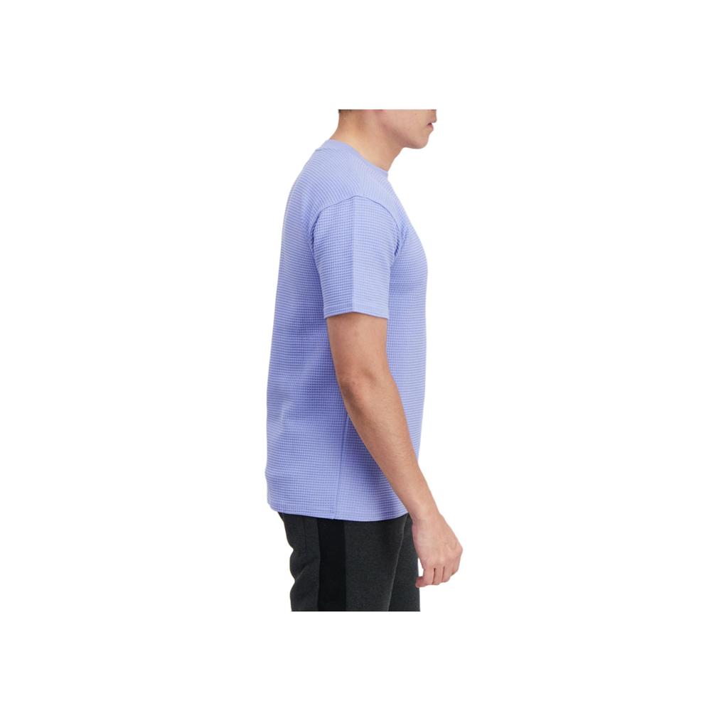 Puma Solid Color Minimalist Letter Casual Short Sleeve T-Shirt Unisex Tops Purple 535792-23