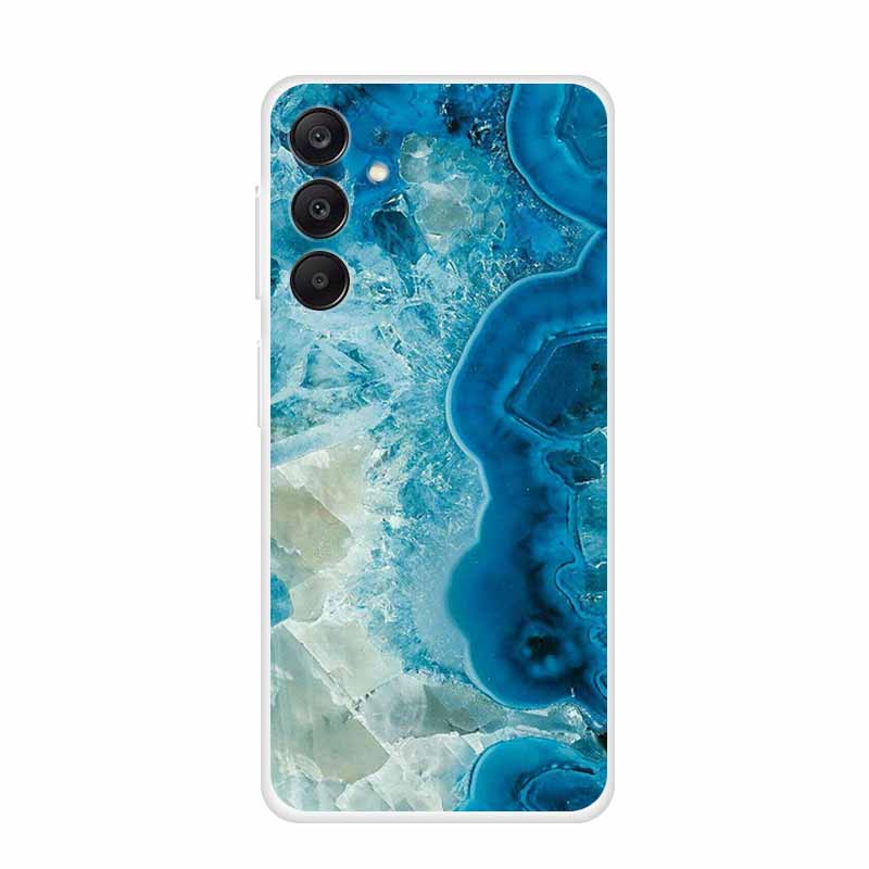 Marble Patterns Phone Case for Samsung A25 Soft Transparent TPU Clear Cover for Samsung Galaxy A 25 Protective Silicone Shell