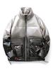 2025 Gradient Glossy Men's Winter Down Jacket - 90% Down, Thickened, Trendy Casual Coat