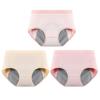 Teenage Girls Menstrual Briefs 3pcs High Waisted Leak Proof Underwear Panties