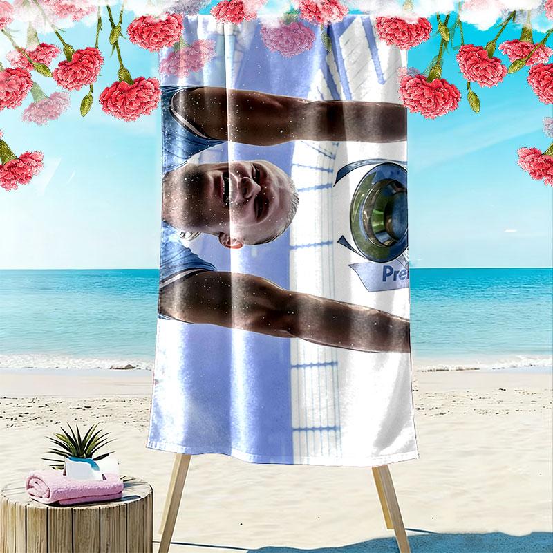 Haaland9 Print Strandtuch, Großes Weiches Schnelltrocknendes Handtuch für Strand Camping Schwimmen