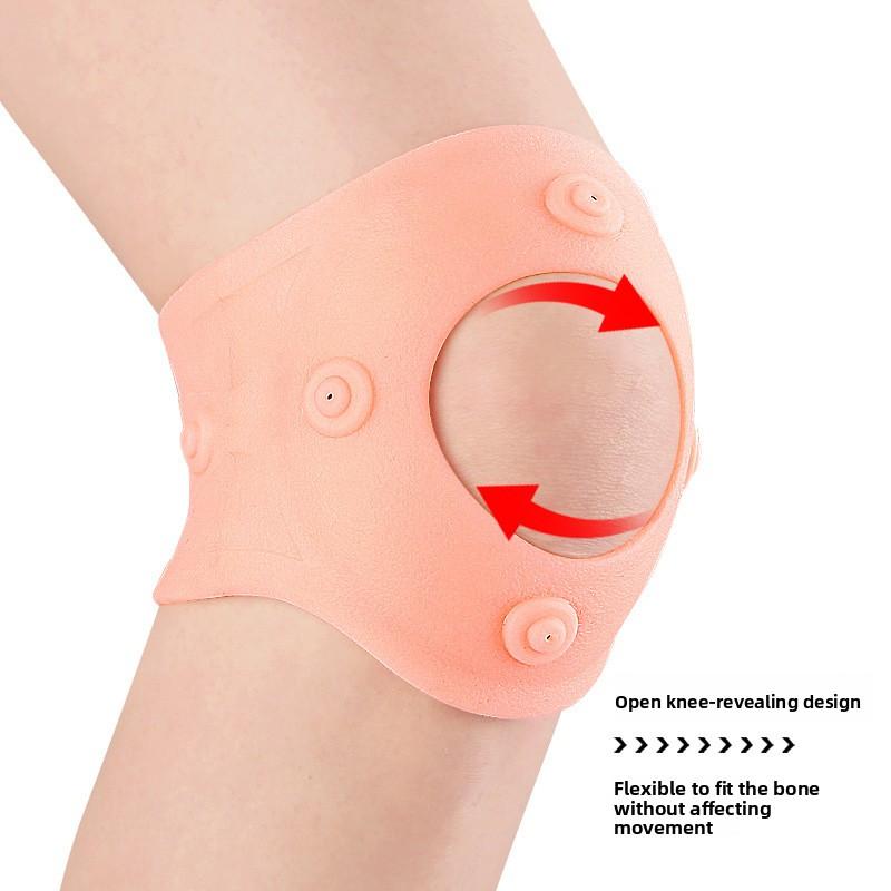 SEBS Magnetyczne Nakolanniki Outdoor Bieganie Jazda na Rowerze Sporty Uciskowe Nakolanniki na Rzepkę Miękkie Elastyczne Dopasowanie Podkładki Sportowe