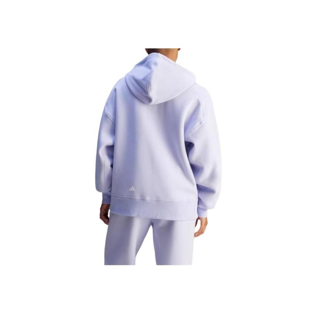 adidas X Stella McCartney Loose Fit Reversible Knit Sports Hoodie Jacket Women Jackets Light-Purple JN0226