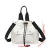 Handbag Nylon Shoulder Bag Korean Style Small Crossbody Bag Cute Drawstring Bucket Bag  Travel