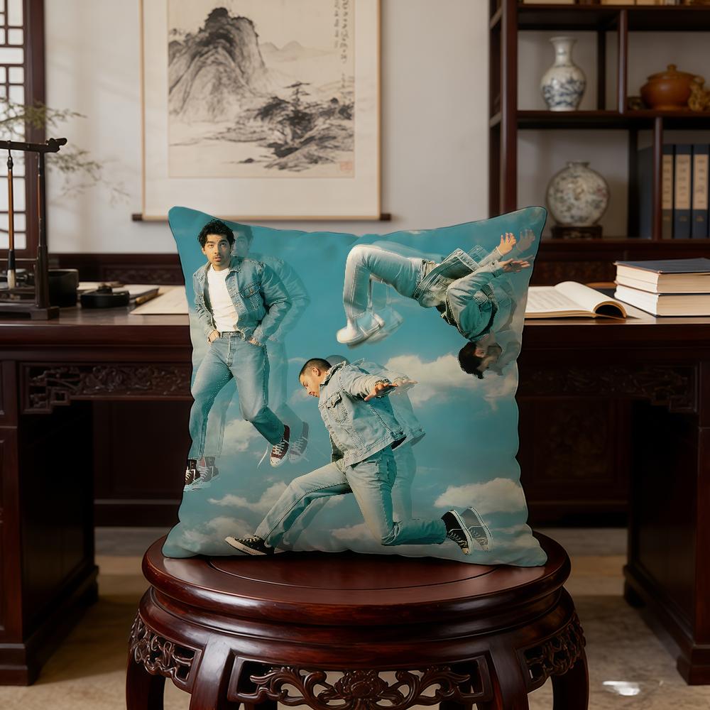 J-JONAS B-BROTHERS Band Cushion Cover Home Office Birthday Anniversary Gifts Soft Skin Friendly Cushion Cover