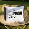 NNash Fishing logo Cushion Cover Soft Reversible Durable Pillow Cover MultiScene Use for Home Car Daily Comfort
