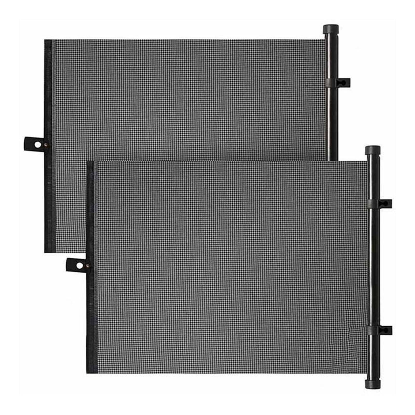 

Набір із 2 штор-ролетів на вікна автомобіля Ефективно блокують промені та яскраве сонячне світло Висувна сонцезахисна штора для вікна Автомобільна штора 3